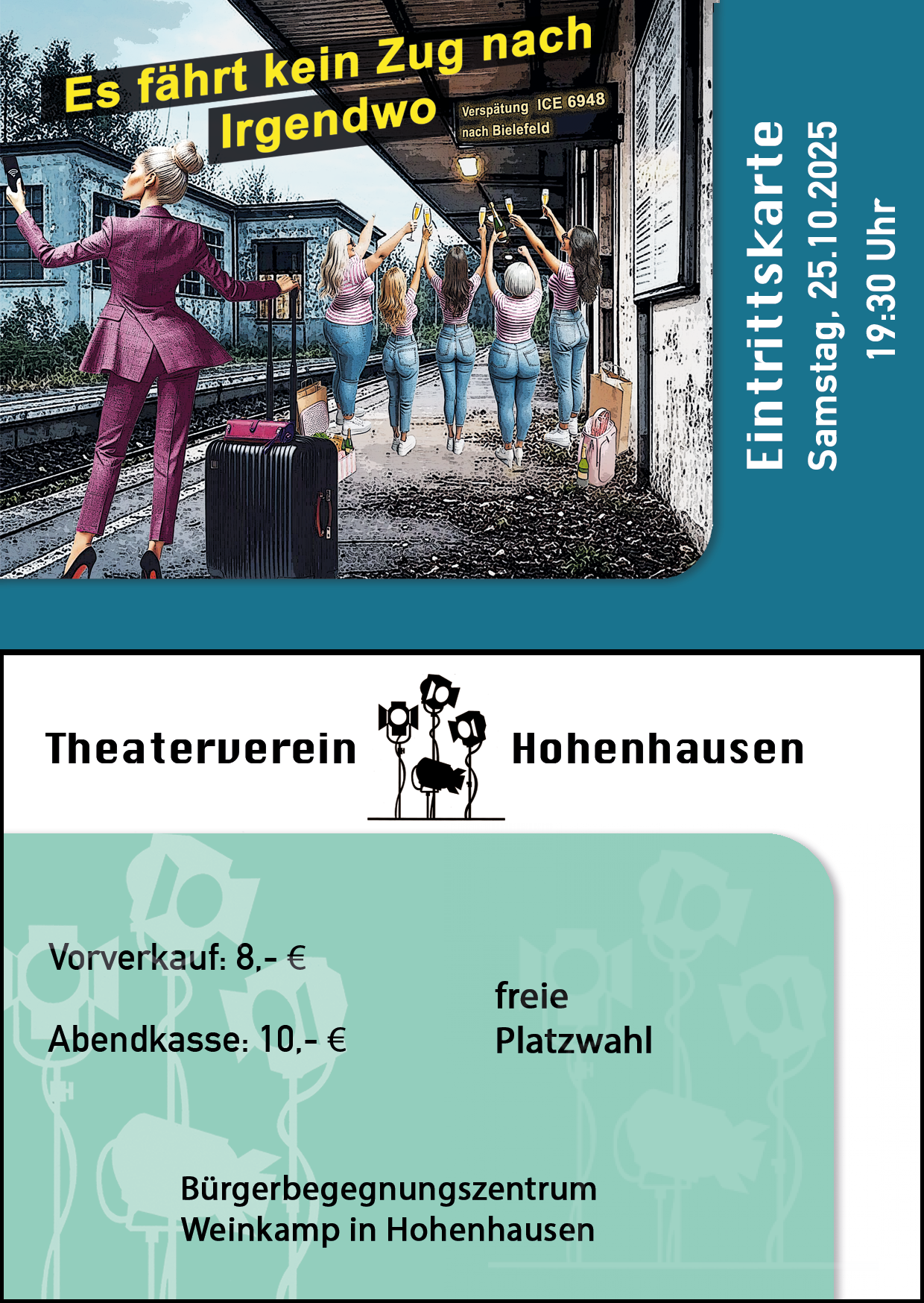 Eintrittskarte für Samstag, 25.10.2025