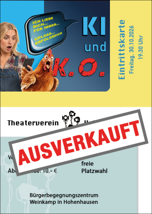 Eintrittskarte für Freitag, 30.10.2026